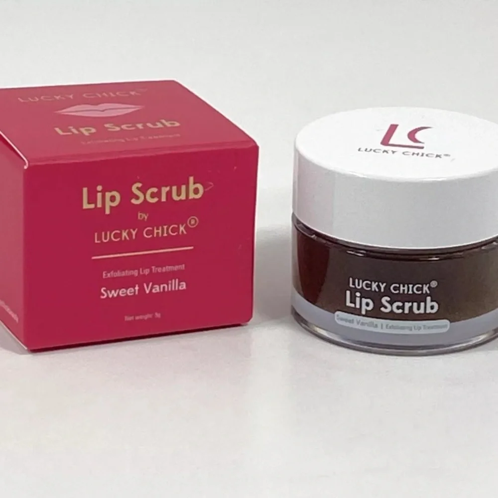 💎 Lucky Chick Lip Scrub Sweet Vanilla Exfoliating Lip Treatment New In Box